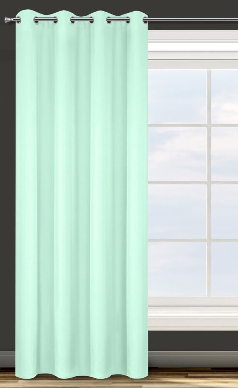 Zasłona gotowa Adore jasnomiętowa 140 x 250 cm – wprowadza harmonię