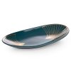 Patera dekoracyjna LC/LILI3 turkusowa 41x19x5 cm – stylowy organizer na drobiazgi