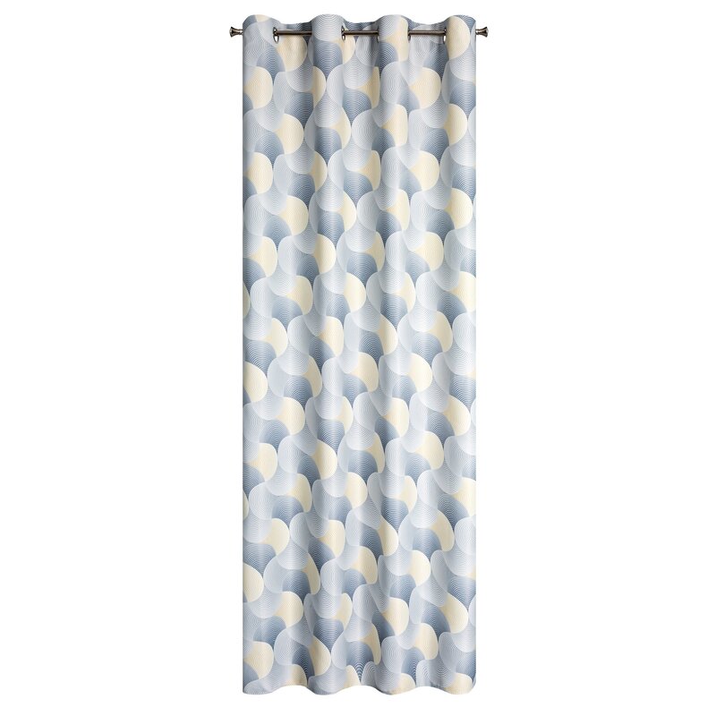 Zasłona gotowa szara 140 x 250 cm – zaciemnia pomieszczenie