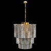 Lampa wisząca Dalia złota fi 42 x 50 cm – doda blasku wnętrzu