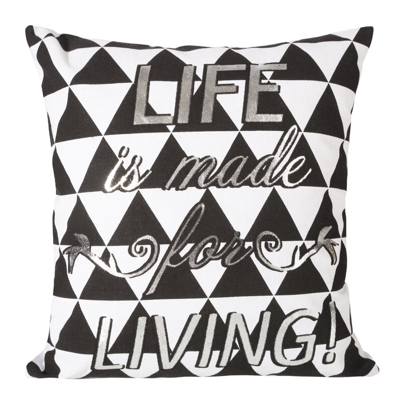 Poszewka Nela 2 biała 40 x 40 cm – stylowy dodatek do wnętrz