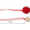 Upinacz magnetyczny bordowy 11 cm – stylowe upięcie firan