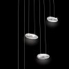 Lampa Wisząca Wire srebrna 36 X 62 cm – intrygująca gra światła