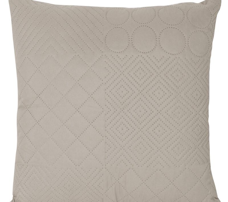 Poszewka DESIGN91 szarobeżowa 40 x 40 cm – dodatek do sofy