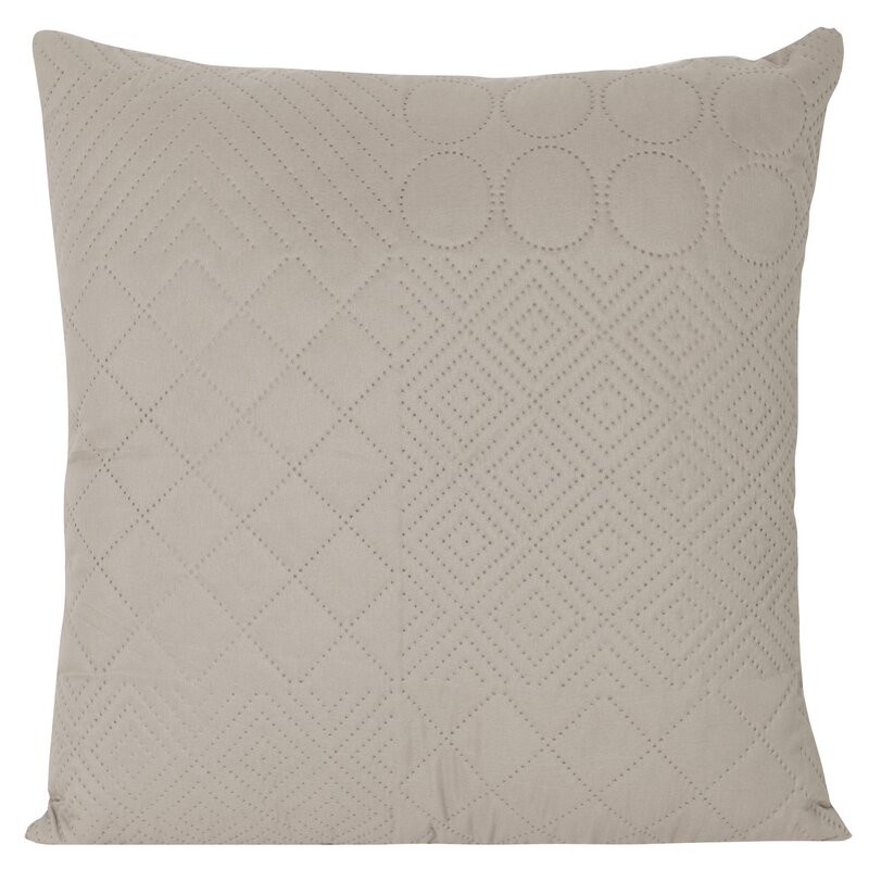Poszewka DESIGN91 szarobeżowa 40 x 40 cm – dodatek do sofy