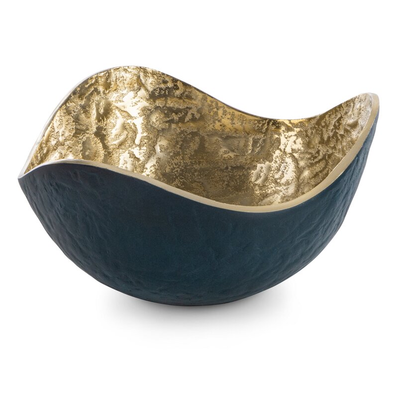 Misa metalowa Pedro3 granatowa 25 x 25 x 13 cm – idealna na ozdoby