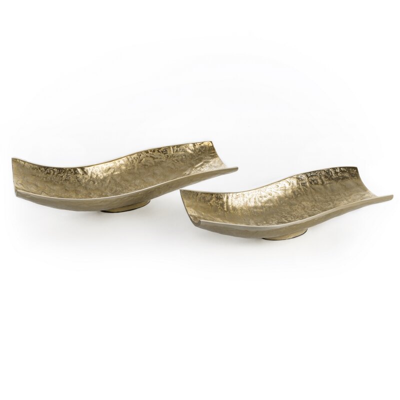 Misa metalowa Pedro2 złota 39 x 16 x 9 cm – doda blasku wnętrzu
