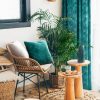 Wazon ceramiczny Rea zielony fi 14 x 29 cm – na susze i kwiaty