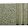 Ręcznik do rąk 30x50 cm bawełniany kolor oliwkowy z ozdobną bordiurą 380 g/m2 SABA – miękki i chłonny