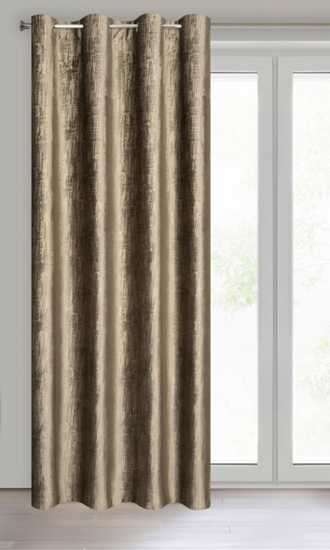 Zasłona gotowa Marsala brązowa 140 x 250 cm – zaciemnia pomieszczenie