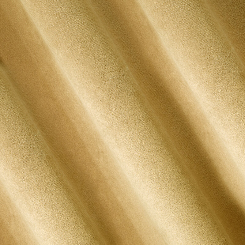 Zasłona gotowa musztardowa 140 x 300 cm – zaciemniająca i stylowa