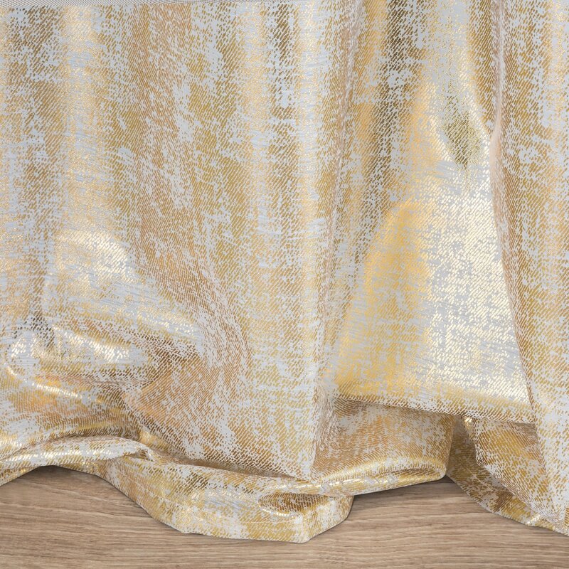 ZASŁONA GOTOWA ASTERIA 140 X 250 CM ZŁOTY