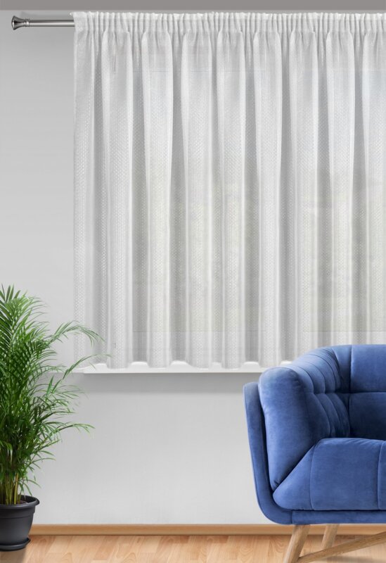 FIRANA GOTOWA LOARA NA TAŚMIE 300 X 150 CM BIAŁY
