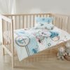 Komplet pościeli dziecięcej KID 15 biała 100 X 135 cm – delikatna dla skóry