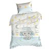 Komplet pościeli dziecięcej KID 11 biały 100 X 135 CM – delikatna dla skóry