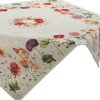 Obrus gobelinowy szarobeżowy 100x100 cm – wprowadza ciepło