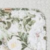 Narzuta drukowana kwiaty zielona 200x220 – rozjaśni sypialnię