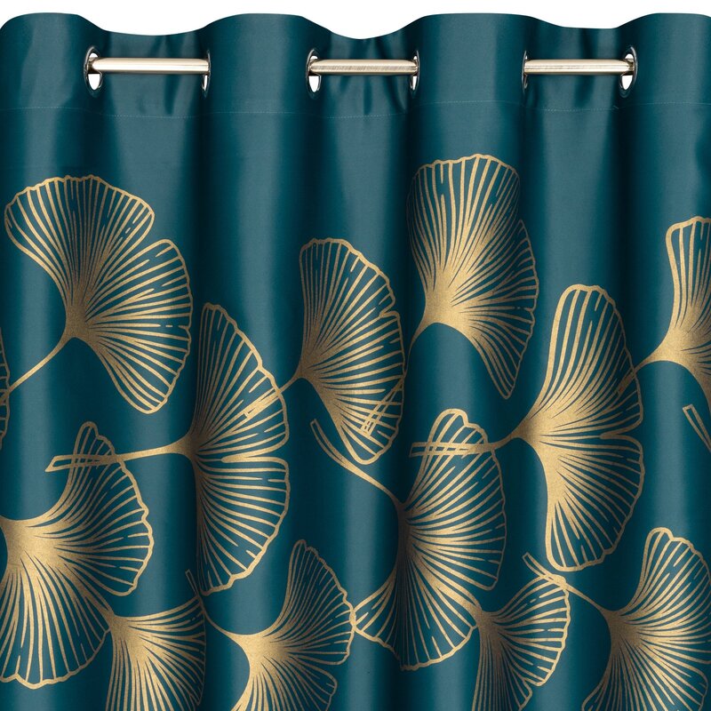 ZASŁONA GOTOWA HARMONY 140 X 250 CM CIEMNOTURKUSOWY