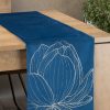 OBRUS BLINK 12 35 X 220 CM GRANATOWY