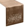 OBRUS ROYAL 2 35 X 180 CM CIEMNOBEŻOWY