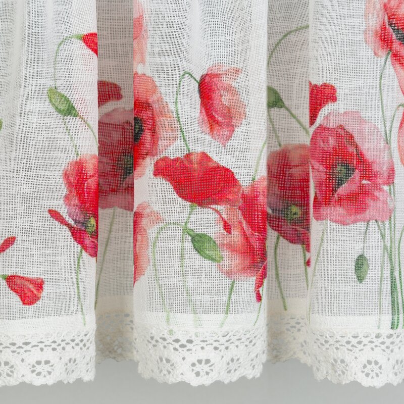 Firana gotowa Mari biała 150 x 30 cm – zapewni prywatność