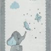 Dywanik z nadrukiem Baby1 popielaty 80 x 150 cm – miękki i bezpieczny