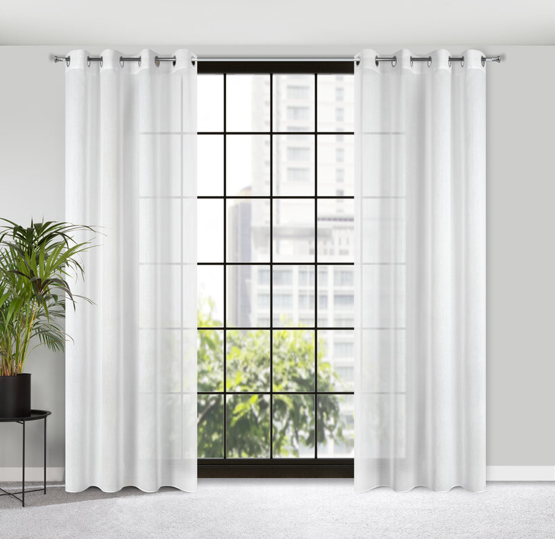 Firana gotowa Margo biała 140 x 250 cm – rozjaśnia wnętrze