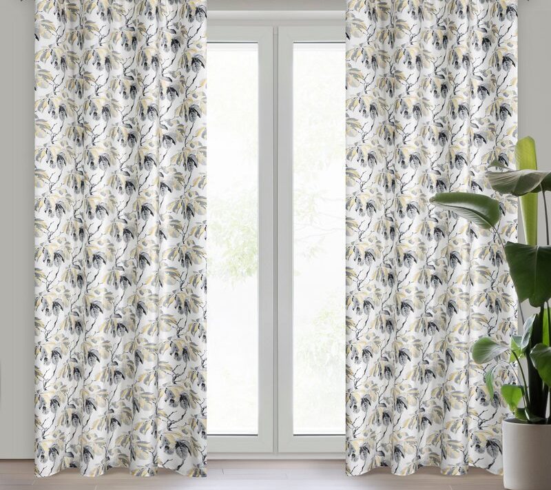 Zasłona gotowa Melisa biała 140 x 250 cm – zaciemnia pomieszczenie