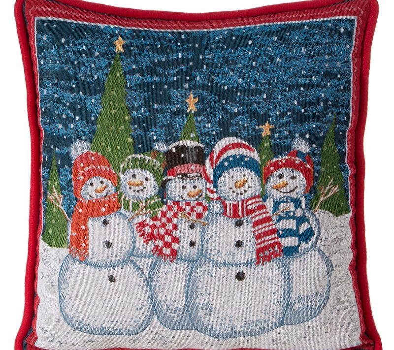 Poszewka świąteczna xmas czerwona 45 x 45 cm – wprowadzi nastrój