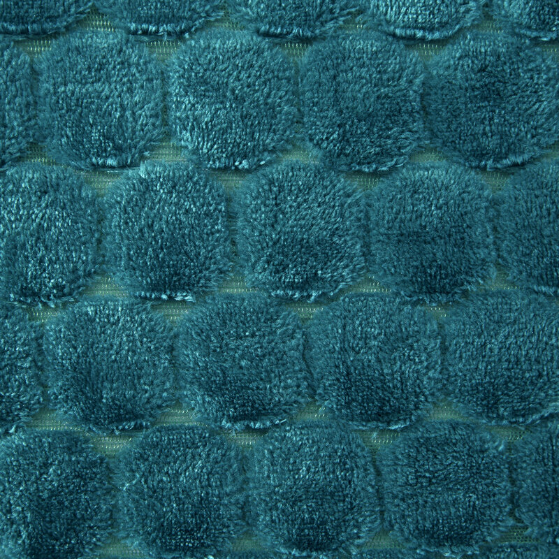 Koc flano CIEMNOTURKUSOWY 150x200 cm – otula ciepłem