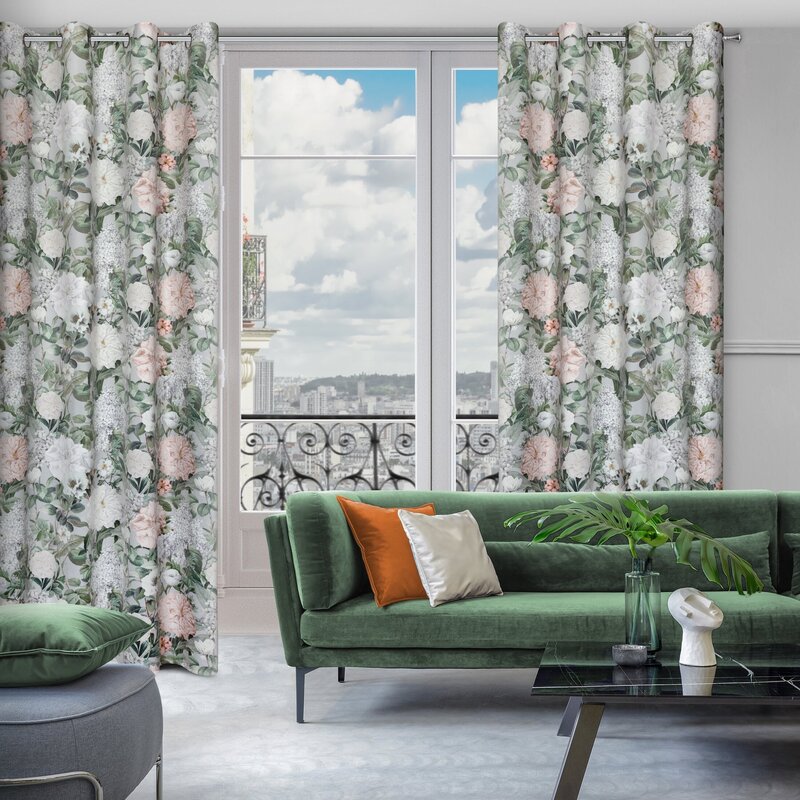 Zasłona gotowa welwet różowa 140x250 cm – wprowadza przytulność