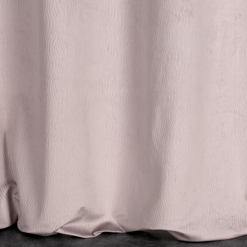 Zasłona welwetowa gotowa Lili pudrowy róż 140 X 250 cm – miękka i przytulna
