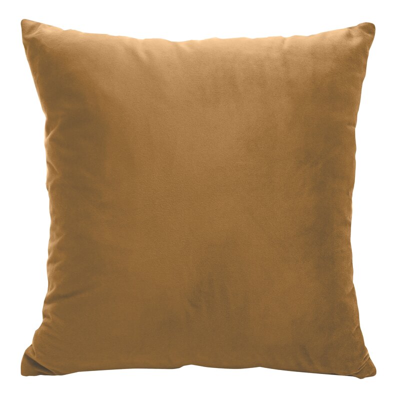 Poszewka velvet miodowa 45 x 45 cm – dodaje ciepła