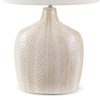 Lampa stołowa Liza kremowa 38 x 58 cm – subtelne oświetlenie