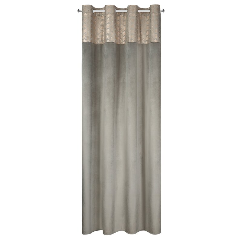 ZASŁONA GOTOWA ELEN 140 X 250 CM STALOWY