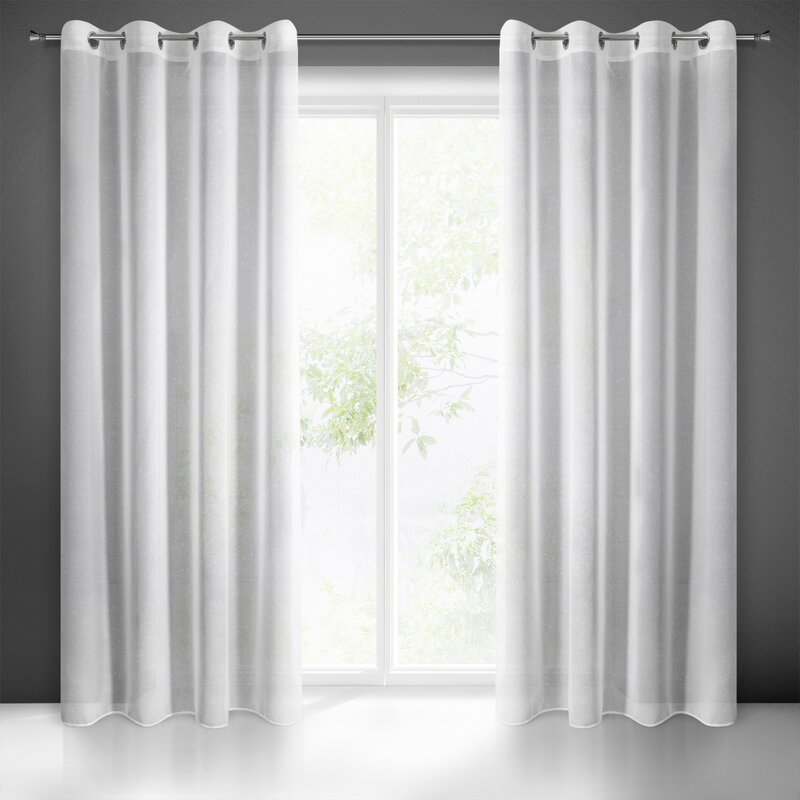 FIRANA GOTOWA ANGELA 140 X 250 CM BIAŁY