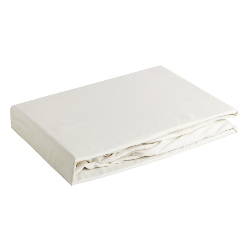Prześcieradło z gumką Nova3 kremowe 100 x 200 x 25 cm – delikatne dla skóry