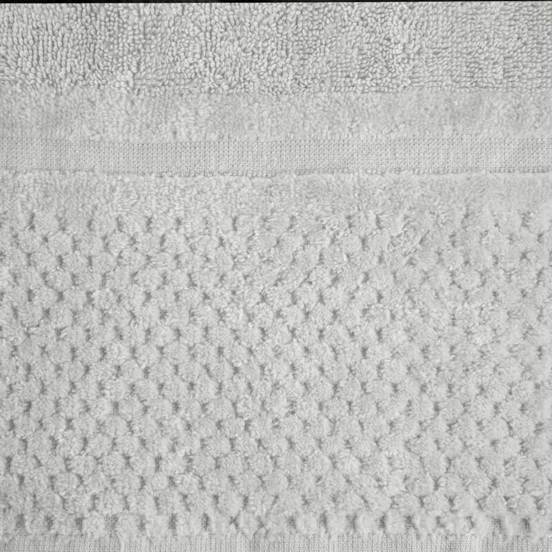 Ręcznik welurowy Ibiza stalowy 70 x 140 cm – miękki i chłonny