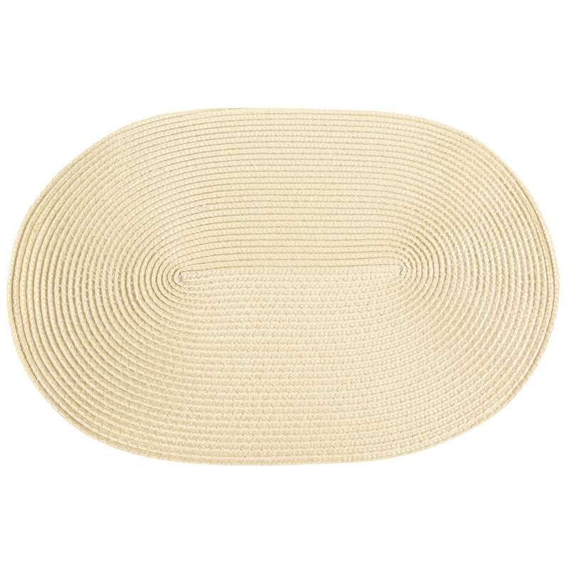 Podkładka strukturalna Judy2 jasnobeżowa 30 x 45 cm – elegancki wystrój stołu