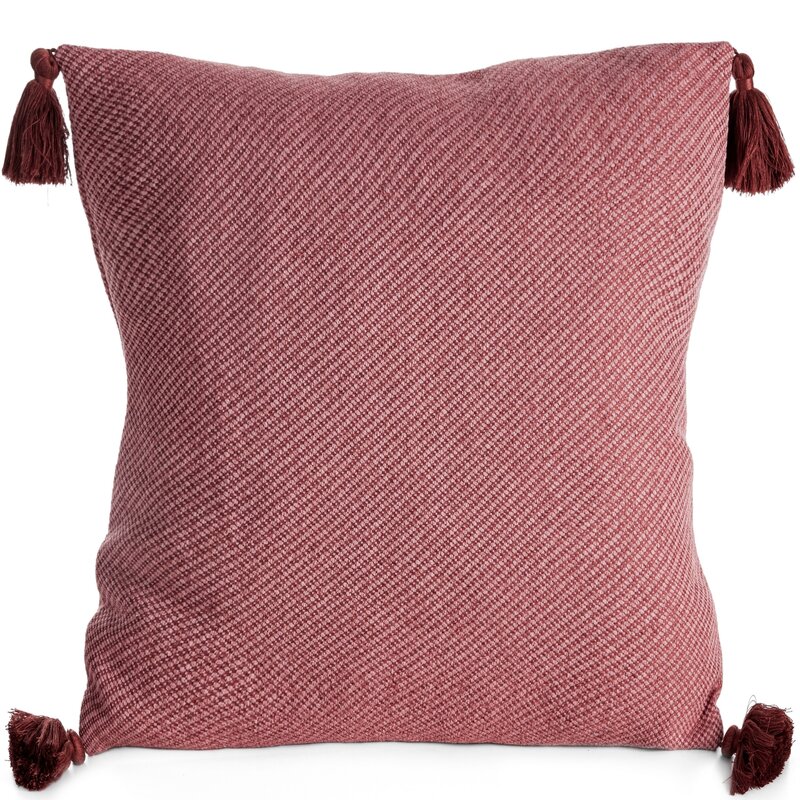 Poszewka Bukla różowa 45 x 45 cm – wprowadza ciepło