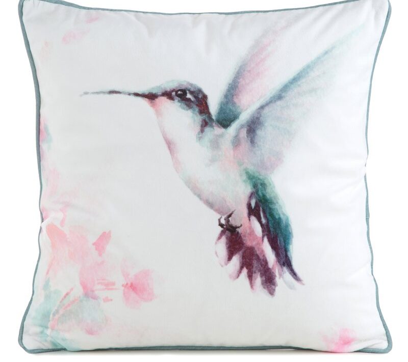 POSZEWKA VELVET 138 45 X 45 CM KREMOWY