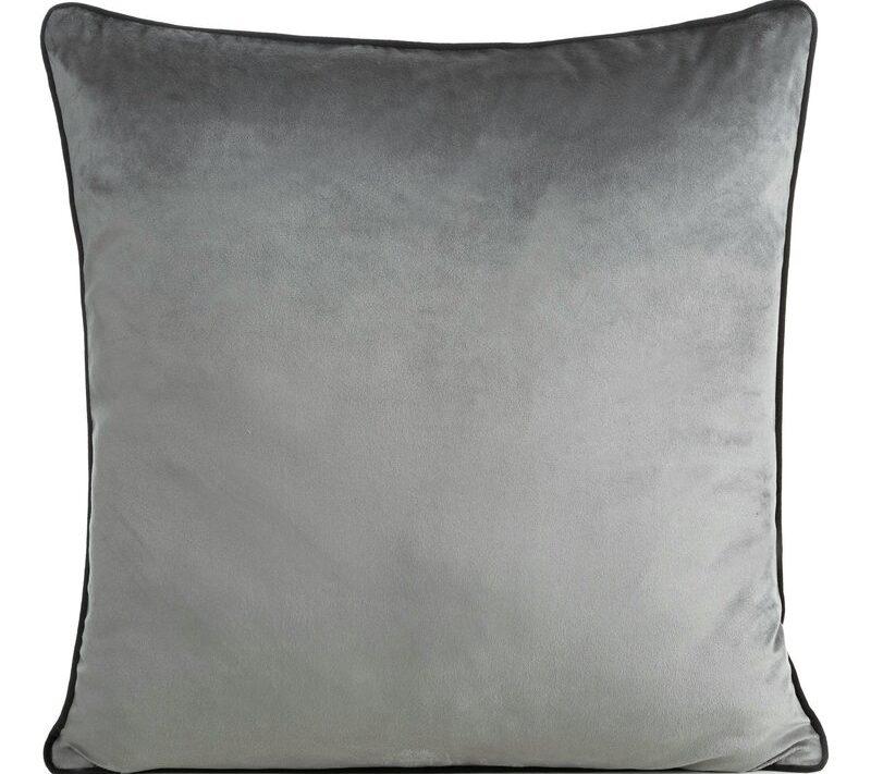 Poszewka Gaja 2 stalowa 60 x 60 cm – doda blasku wnętrzu