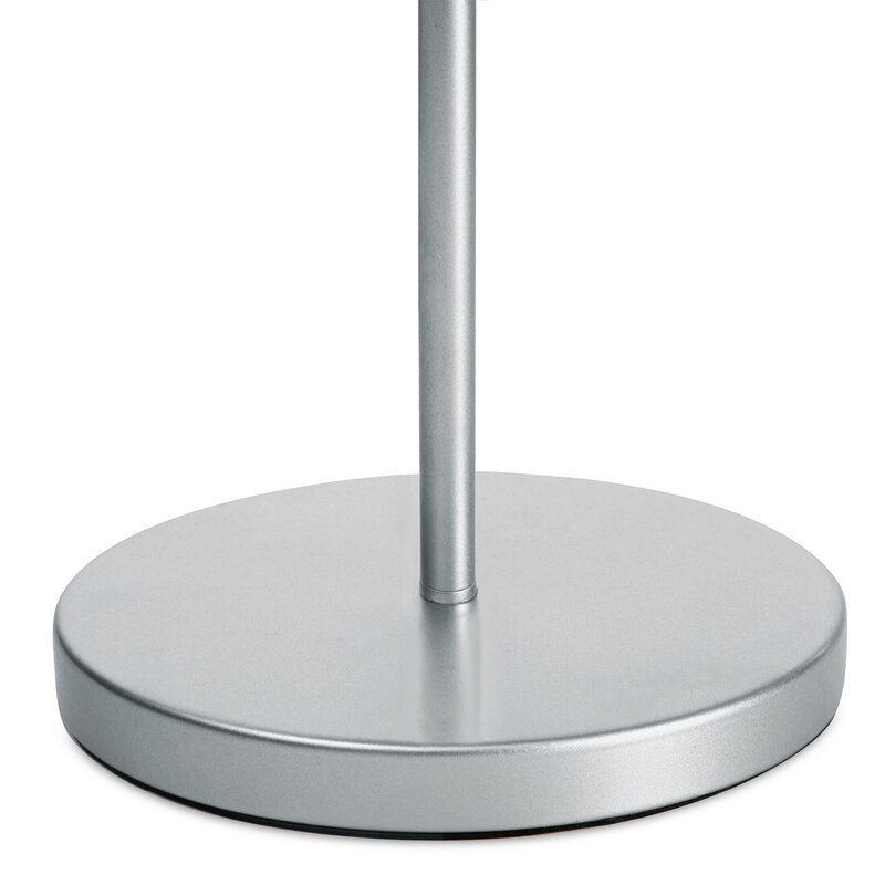 Lampa stojąca Feri srebrna 95 x 95 x 180 cm – wprowadza blask