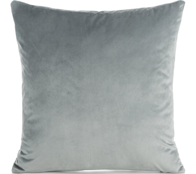 Poszewka welwetowa Gaja 1 srebrna 45 X 45 cm – miękka w dotyku
