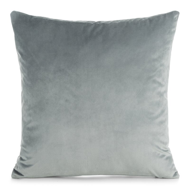 Poszewka welwetowa Gaja 1 srebrna 45 X 45 cm – miękka w dotyku