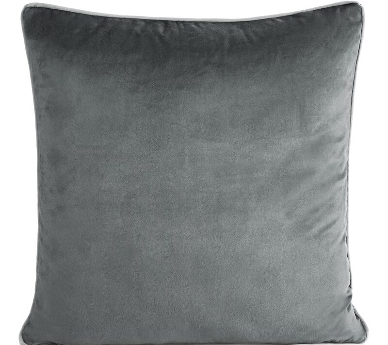 Poszewka Gaja 2 grafitowa 60 x 60 cm – doda szyku wnętrzu