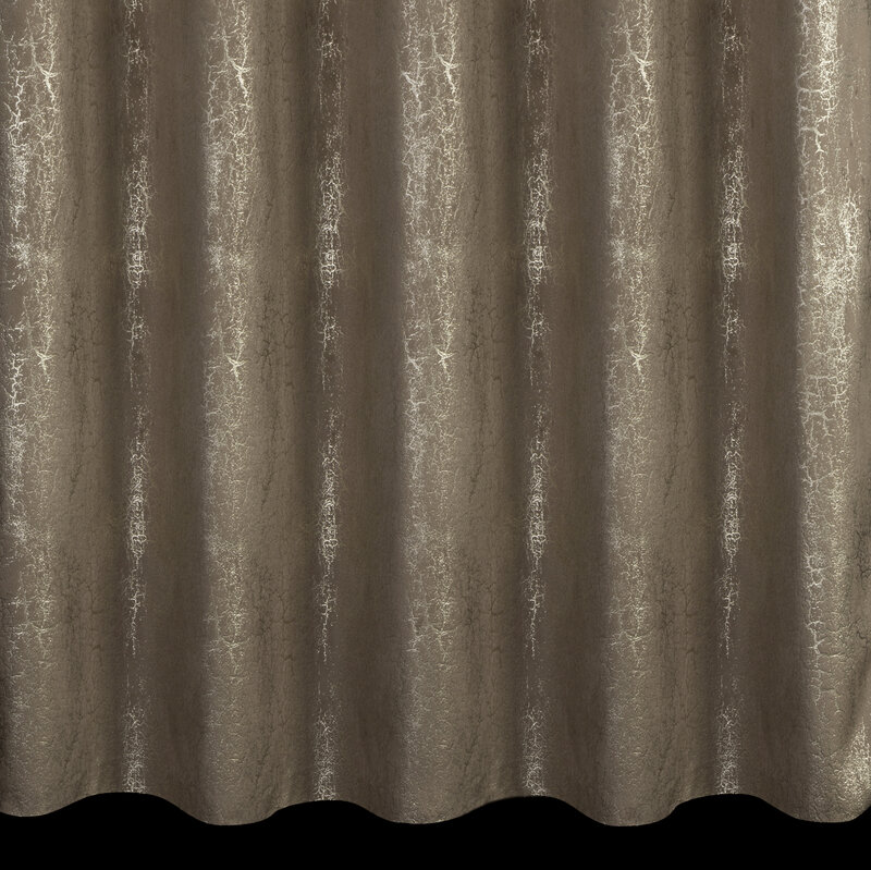 Zasłona gotowa Ingrid brązowa 140 x 270 cm – zaciemniająca i stylowa
