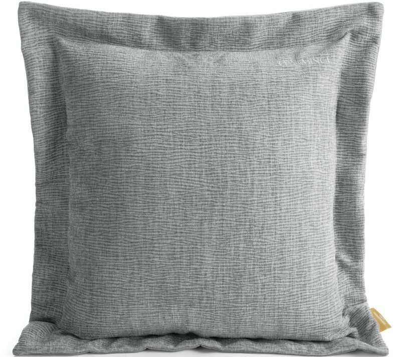 Poszewka dekoracyjna srebrna 45 x 45 cm – doda blasku wnętrzu