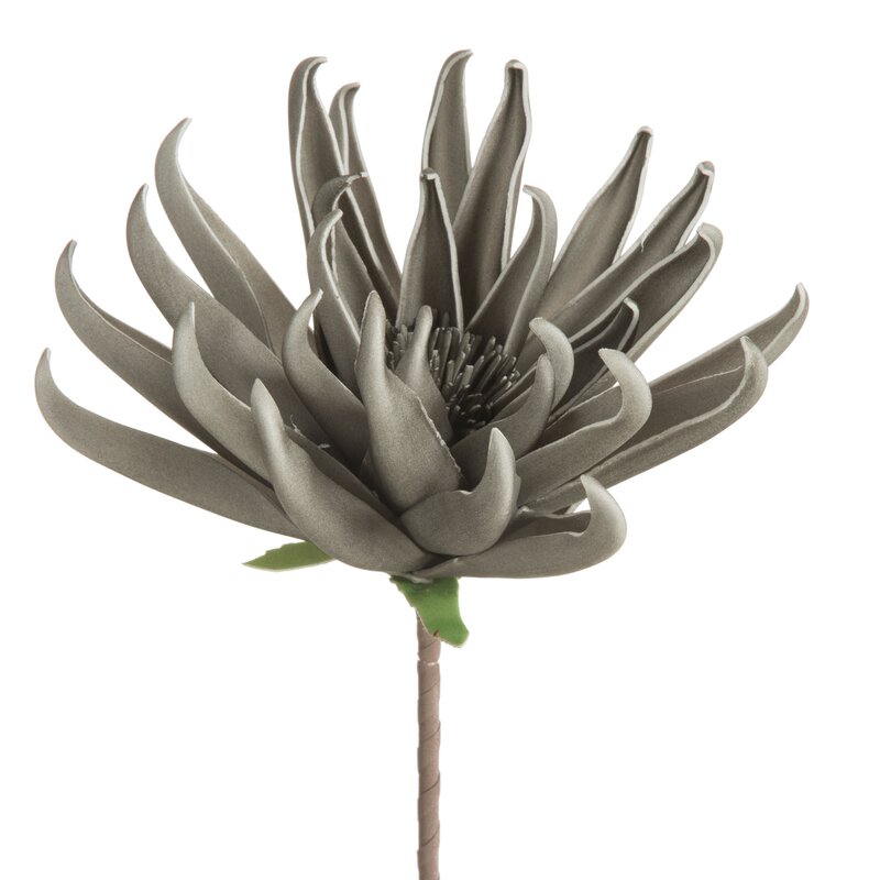 Kwiat Flore srebrny 62 cm – doda blasku wnętrzu