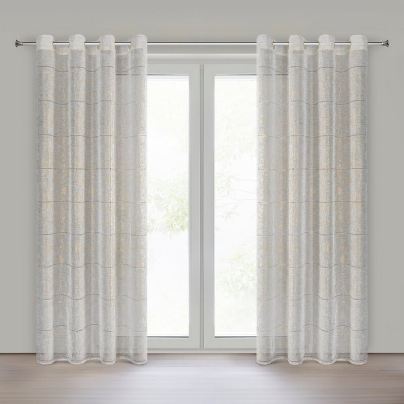 Firana gotowa Katy biała 140 X 250 cm – rozjaśnia wnętrze